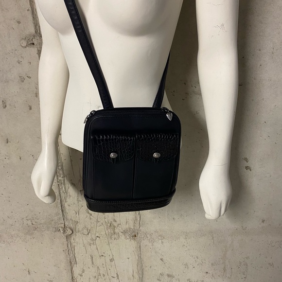 Brighton Compact Crossbody with phone compartments and dual zippers - Picture 2 of 3